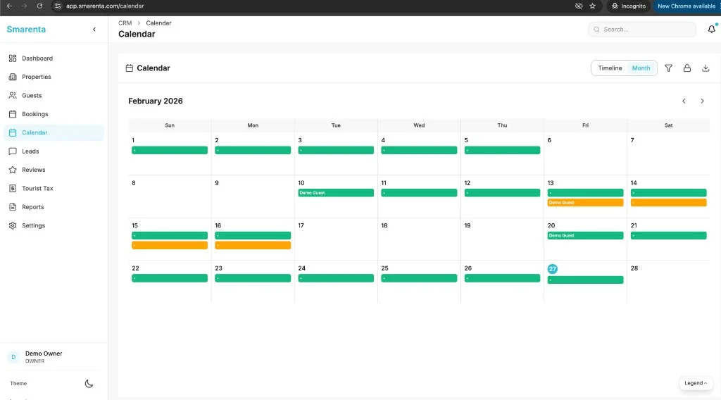 Smarenta Calendar