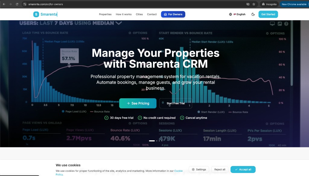 Smarenta CRM — For Owners